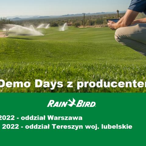 "Demo Days Rain Bird" dla firm montujących systemy nawadniające